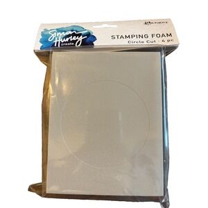 Simon Hurley create. Stamping Foam Shapes-Circle Cut - 4 pack